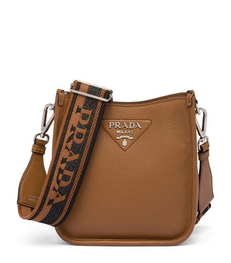 cream and brown prada bag|Prada brown studded crossbody bag.